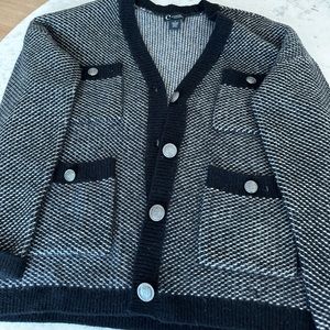 Cashmere cardigan from Bloomingdale’s